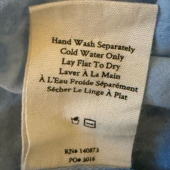 LoveShackFancy Natasha Women’s Mini Dress in Blue Hand Dye. Size P. - Picture 10 of 10